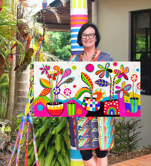 Original Painting - Ikebana