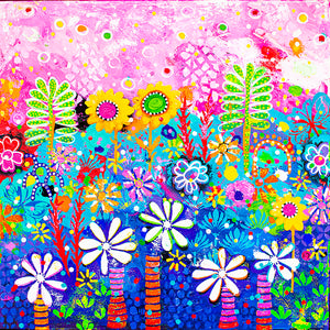 Original Painting - Garden of Colourful Delights