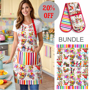 Rainbow Safari Apron Bundle