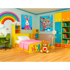 Canvas Wall Art - Witty Rabbit