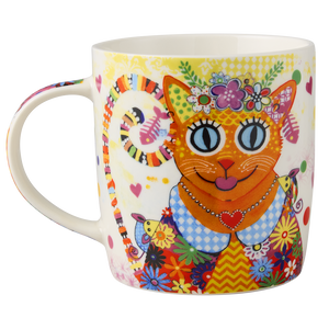 Kaleidoscope Cat Mug