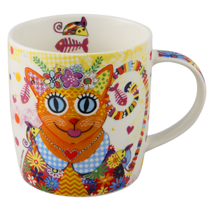 Kaleidoscope Cat Mug