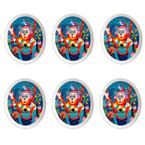 6 Monkey Plates