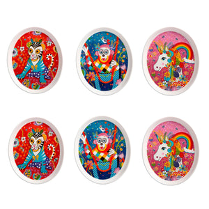 6 Animal Plates
