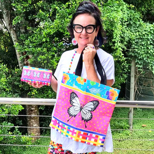 Orchard Butterfly Wallet & Tote Bag