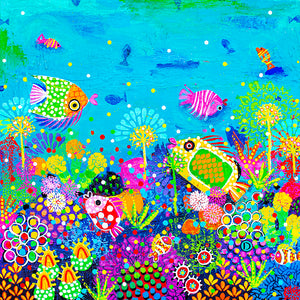 Original Painting - Coral Village