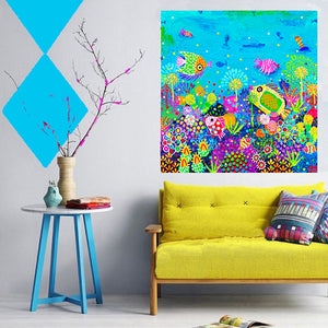 Original Painting - Coral Village