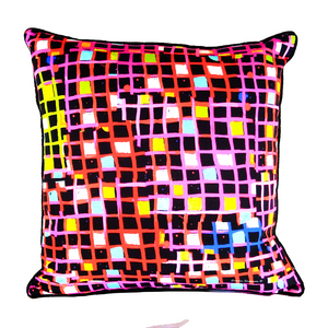 Colorburst Mondrian Cushion