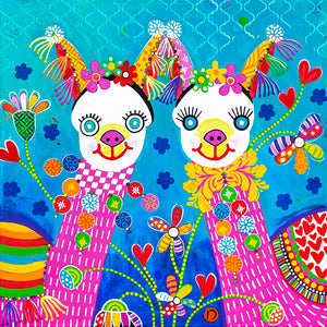 Canvas Wall Art - LLively and LLovely LLama