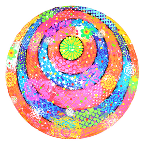 Tangiers Art Table - Hand painted