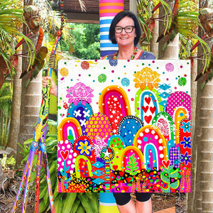 Original Painting - Pergola Paradise