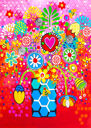 Wall Art Framed Print - Still Life With Bees