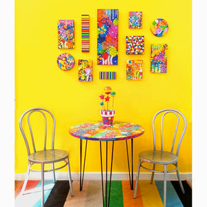 Casbah Art Table - Hand Painted