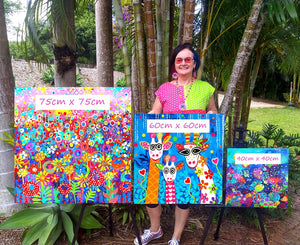 Canvas Wall Art - Rainbow Unicorn II