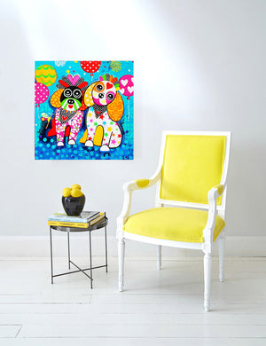 Canvas Wall Art - Oodles of Love - Cavoddle