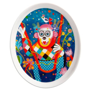 Swinging Around Monkey Plate