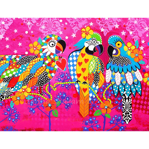 Wall Art Framed Print - Araras - Macaw