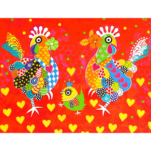 Wall Art Framed Print - Chicken Dance