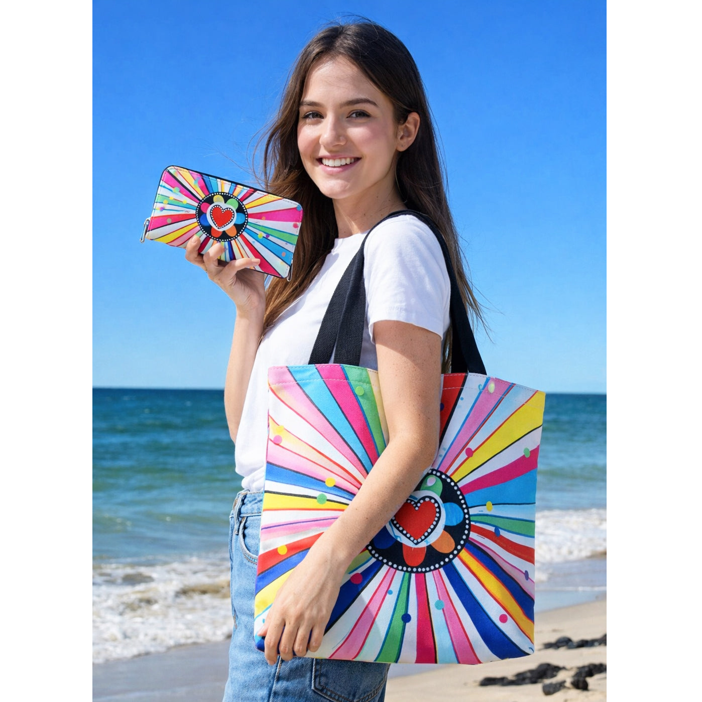 Rainbow Love Wallet & Tote Bag