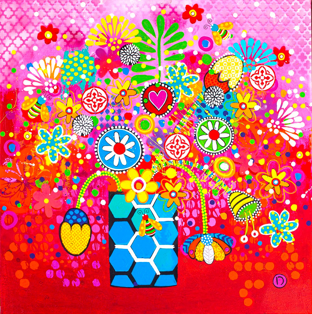 Canvas Wall Art - Still Life with Bees