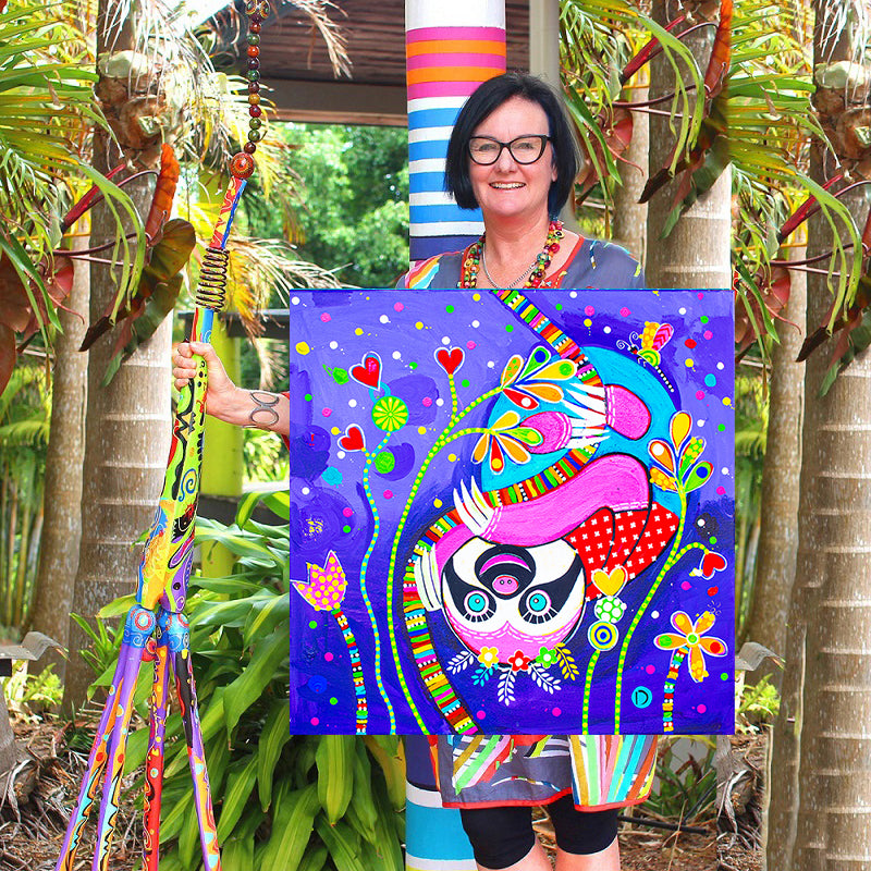 Original Painting - Slow Walker 2 -  Sloth