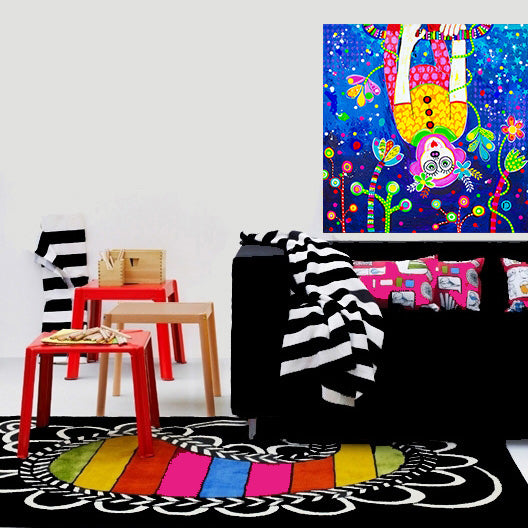 Original Painting - Swinging Around 2 - Monkey