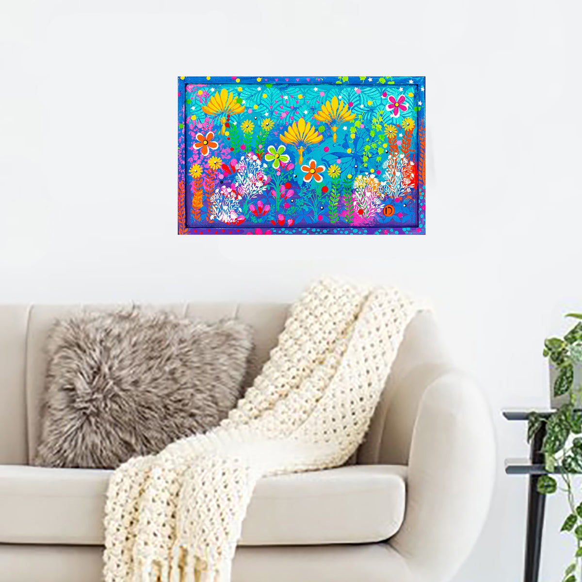 Original Painting - Garden in the Vale