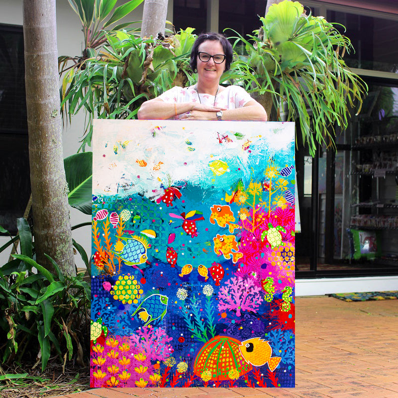 Original Painting - Opal Reef