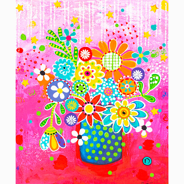 Original Painting - Pot of Colour 1