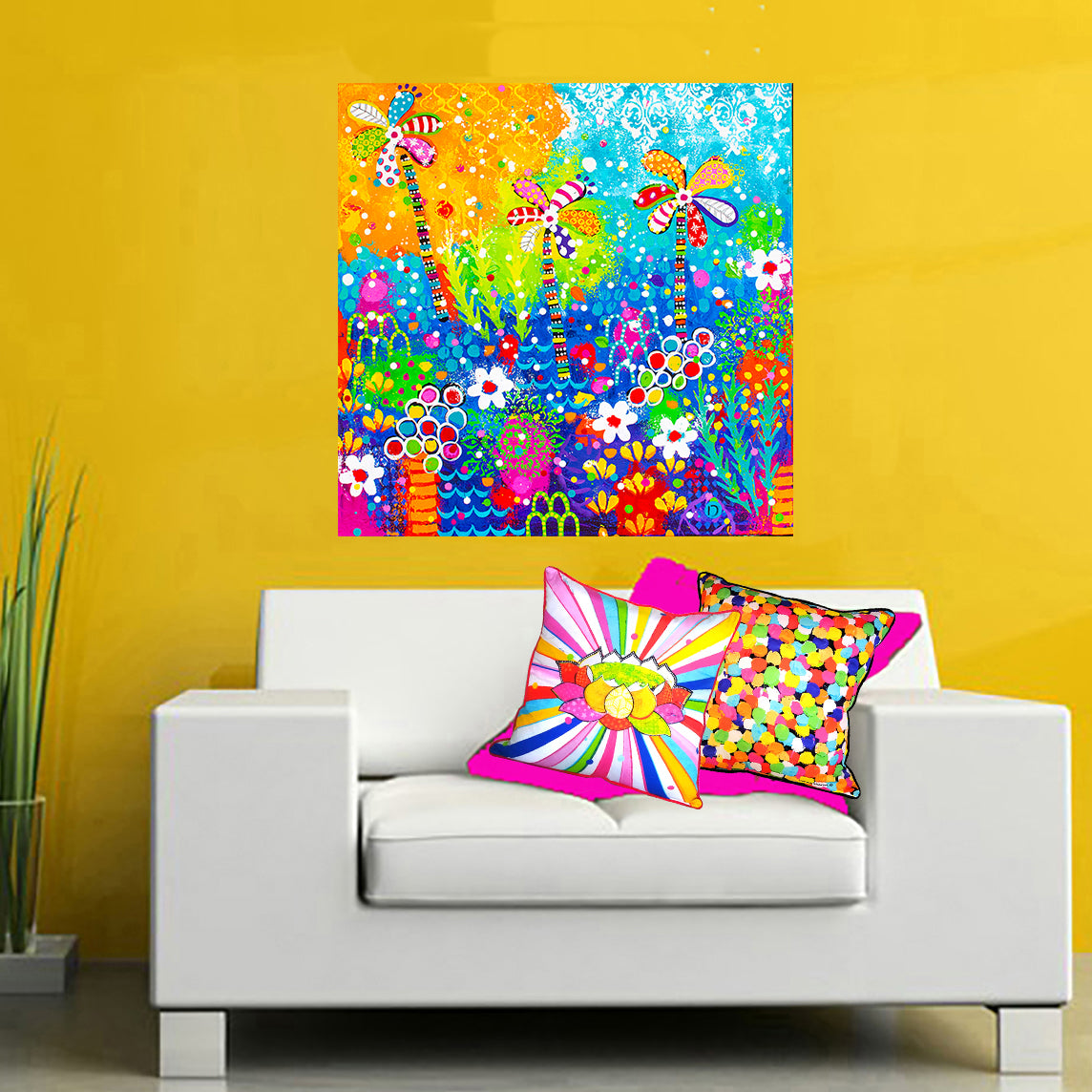 Original Painting - Bangalow Palms