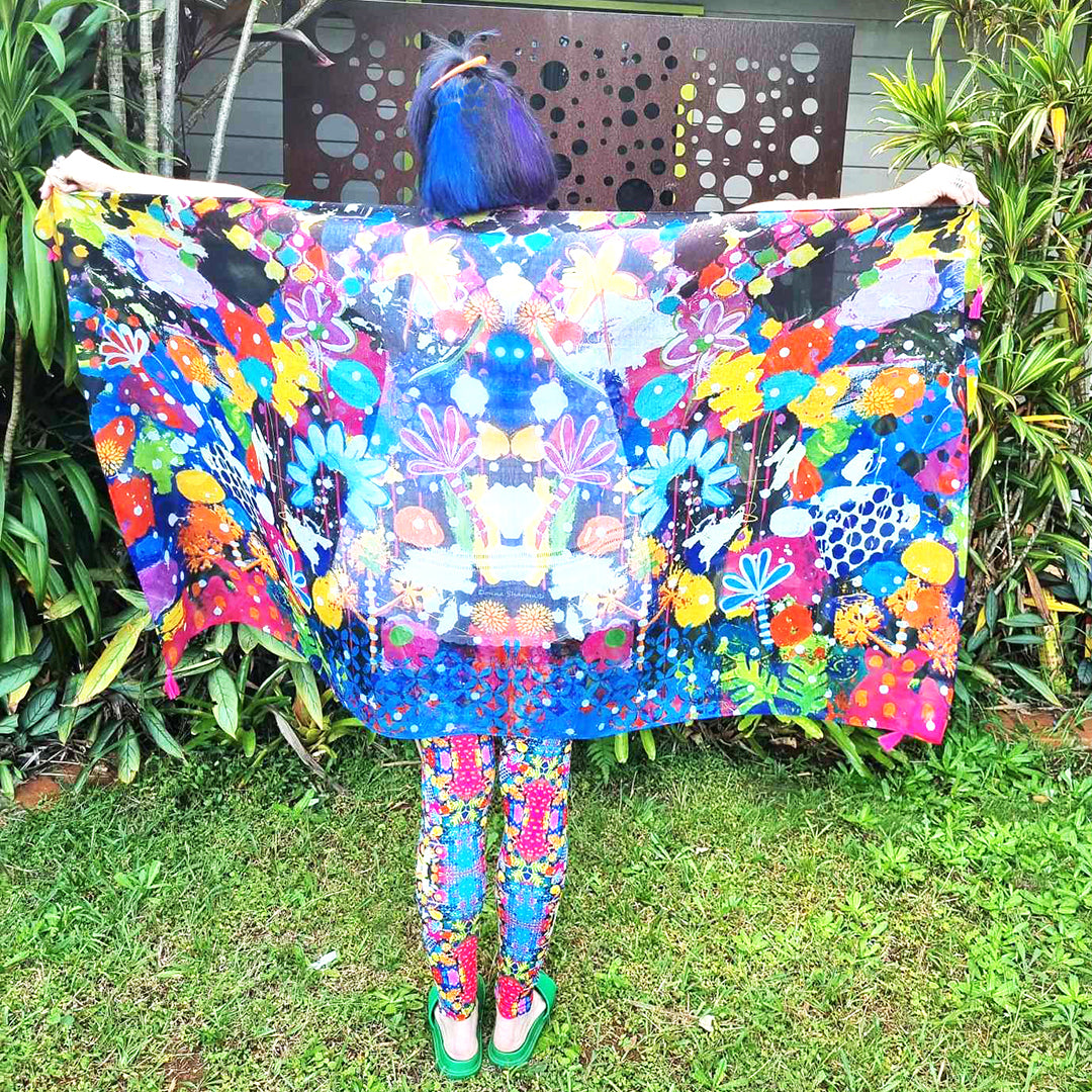 Calm Oasis Leggings + Scarf Bundle