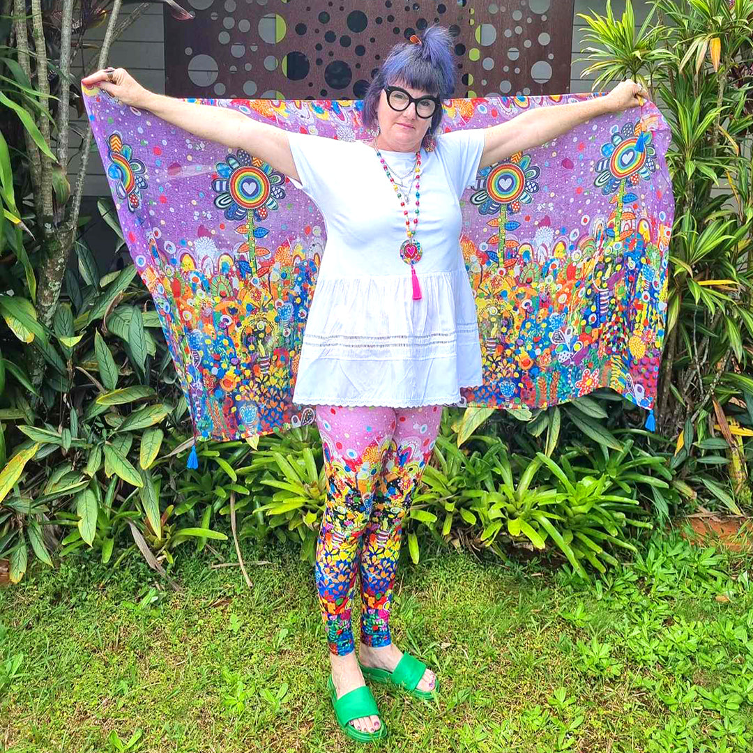 Liquid Sunset Scarf/Sarong