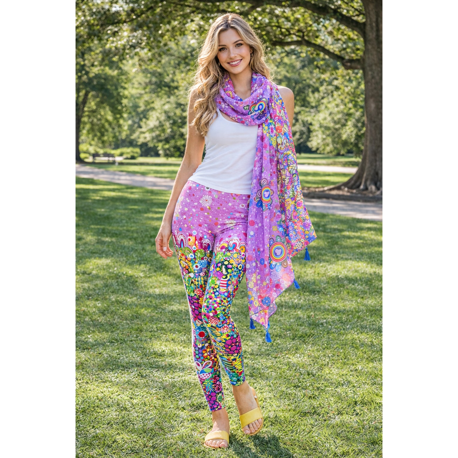 Liquid Sunset Scarf/Sarong