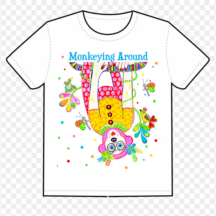 Kids T-shirt Monkeying Around
