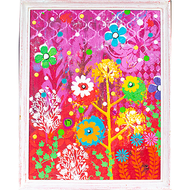 Original Painting - Blooming Beauty Magenta