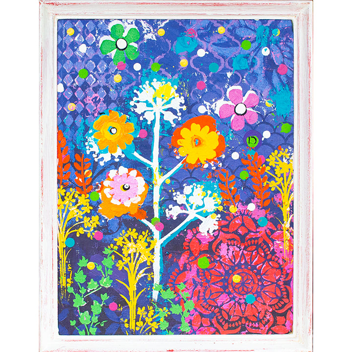 Original Painting - Blooming Beauty Violet