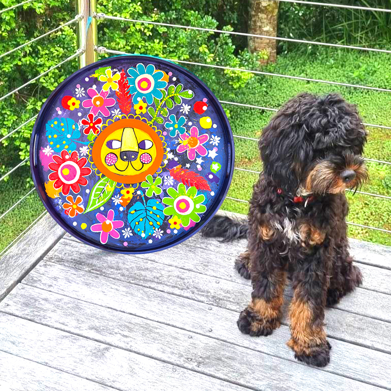 'Wildflower Lion' Tray