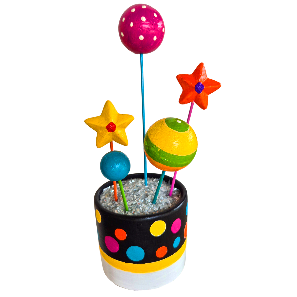 'Starry Pops 2' Vase