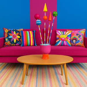 Rainbow Totem Vase