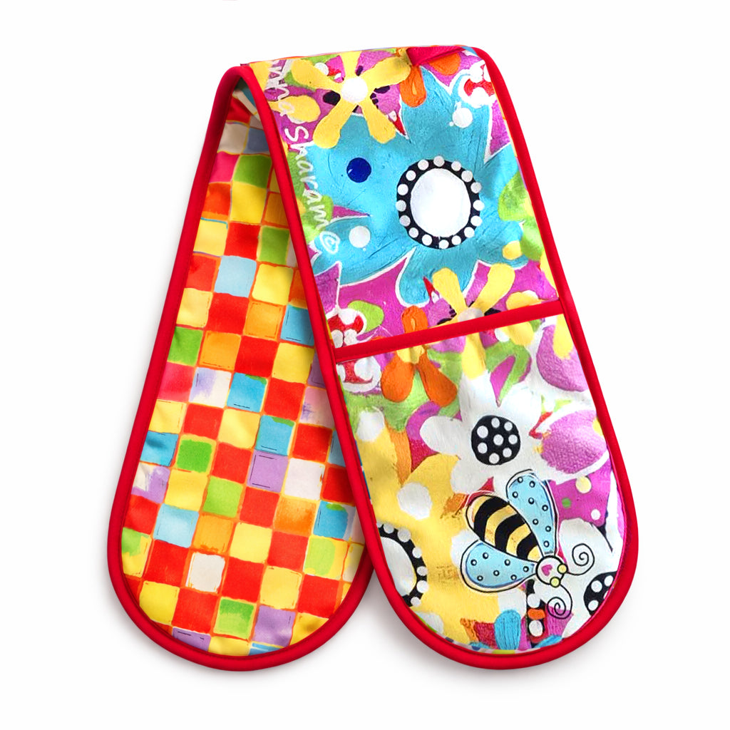 Busy Bees Oven Mitt