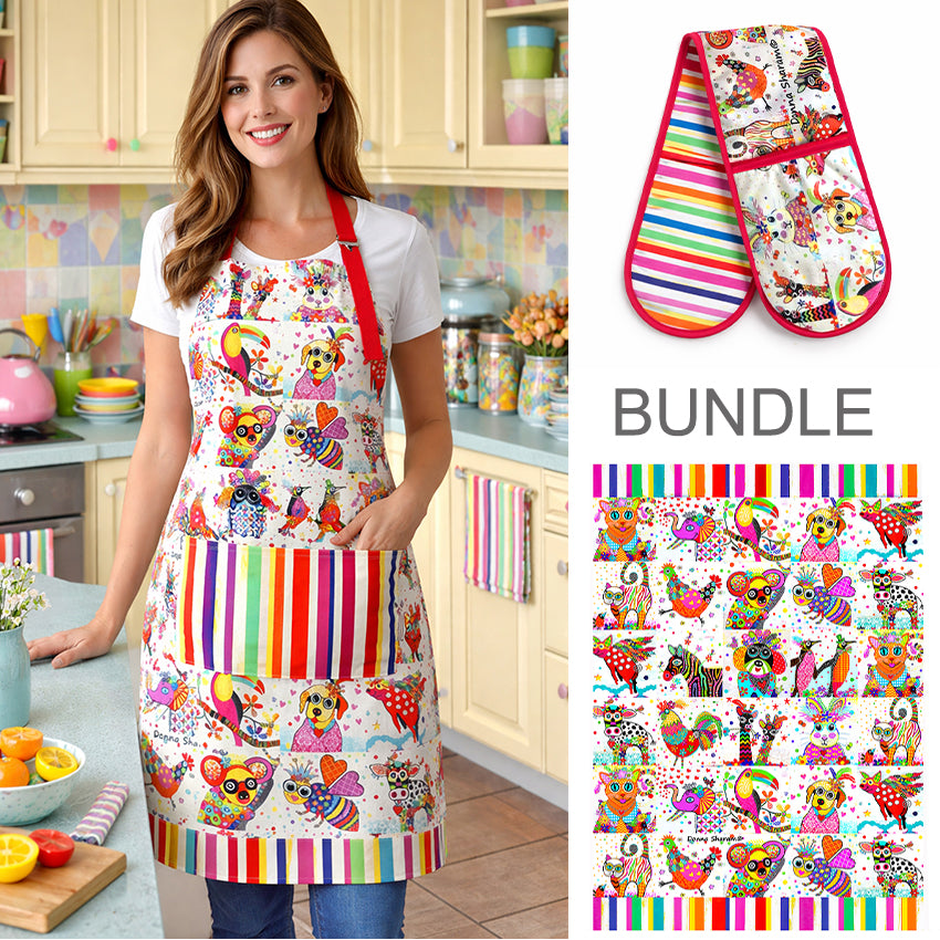 Rainbow Safari Apron Bundle