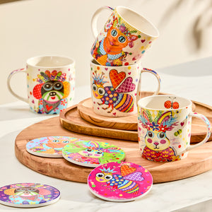 Kaleidoscope Dog Mug