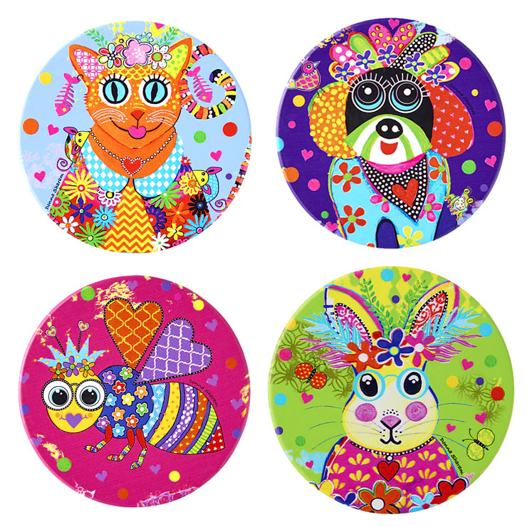 Kaleidoscope Coasters (set of 4)