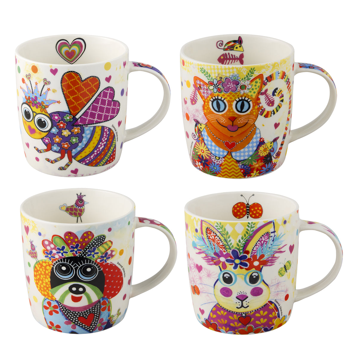 Smile Style & Kaleidoscope Mugs (set of 10)