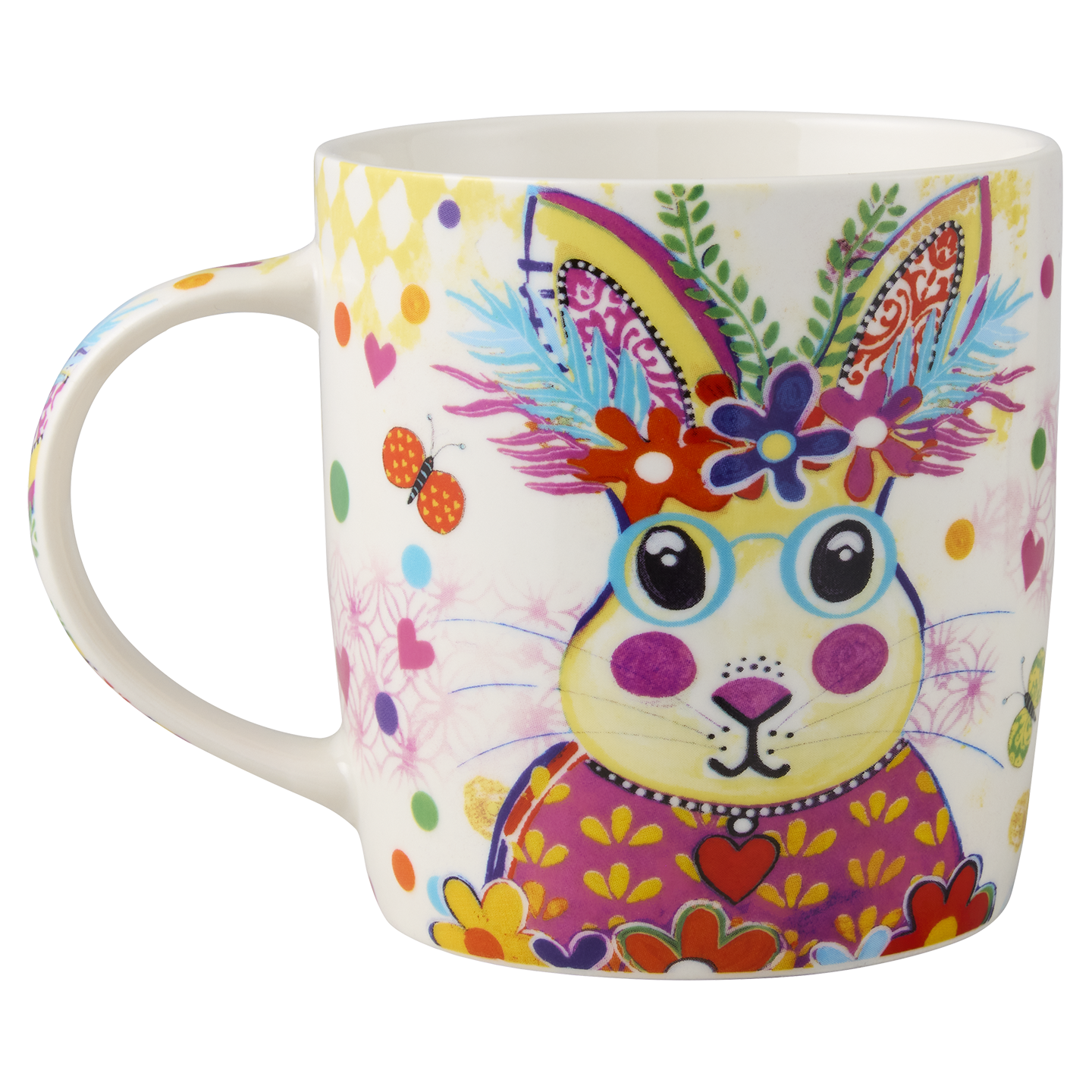 Kaleidoscope Rabbit Mug