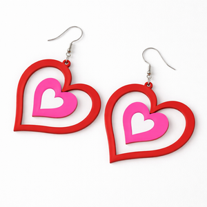 Love Heart Organic Earrings