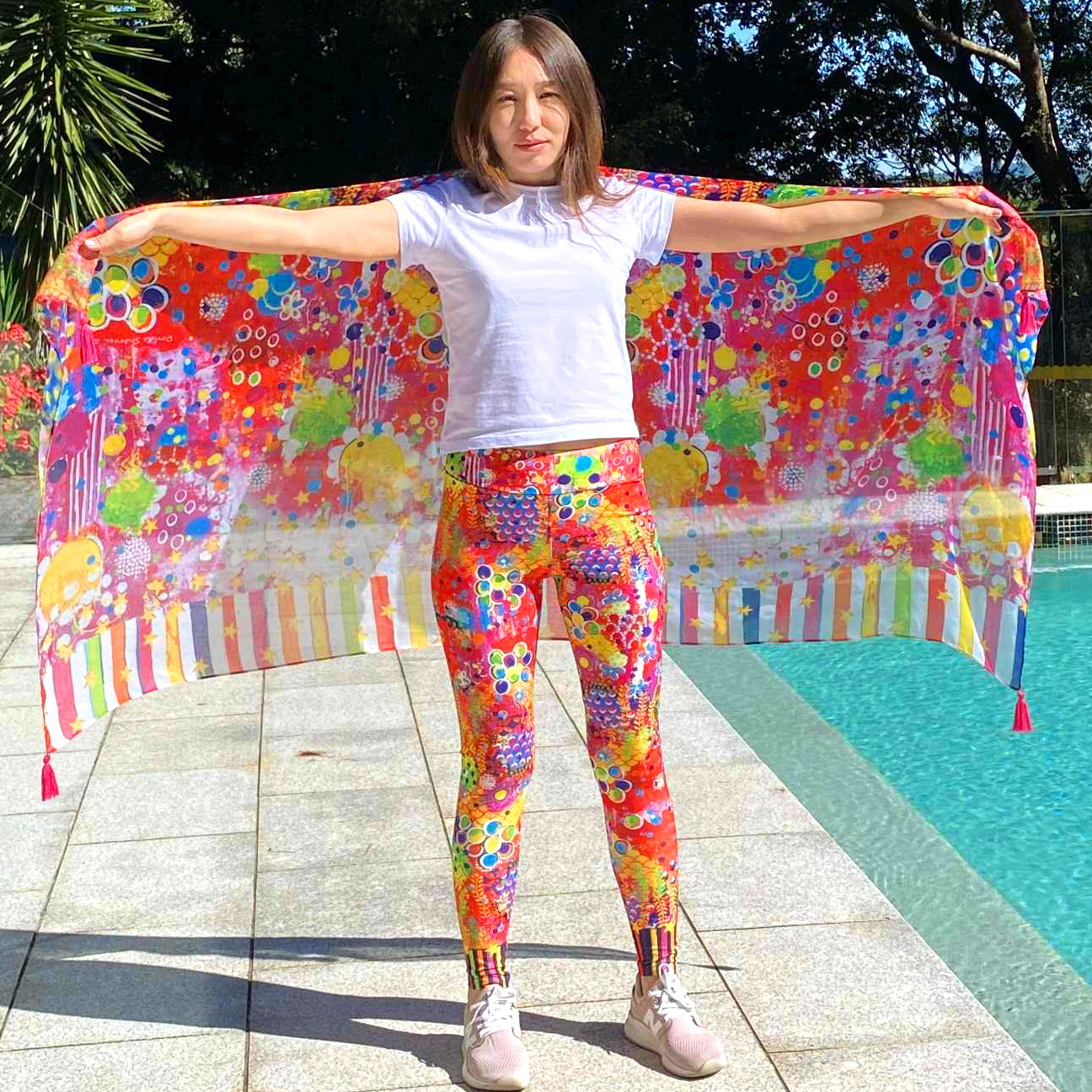 Pretty in Pink Scarf/Sarong