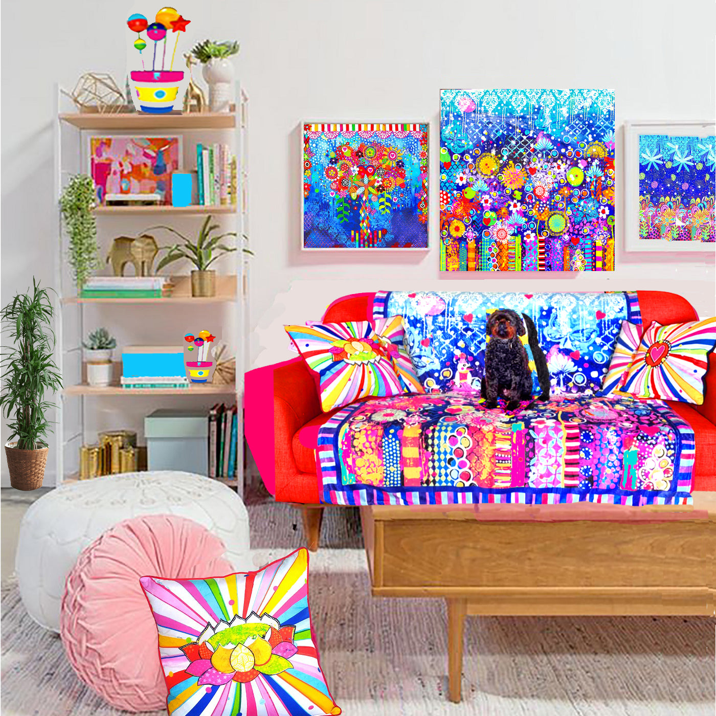 Throw Blanket - Colour Fields