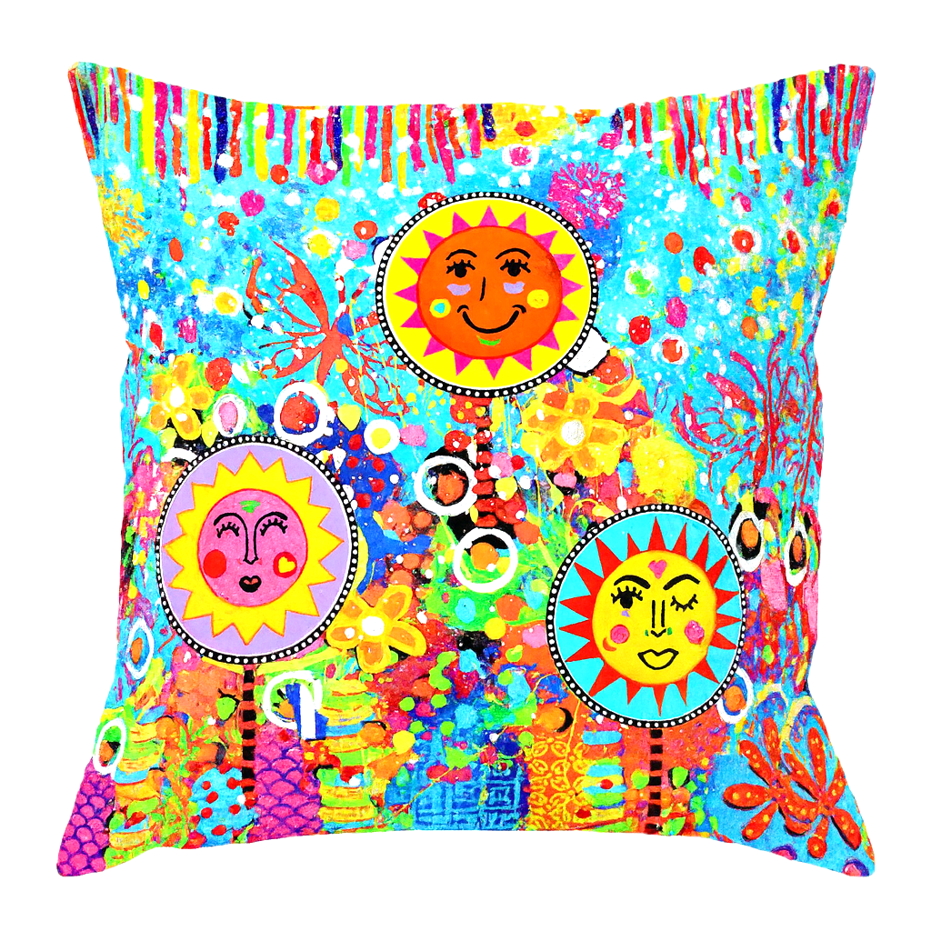 Sunny Faces Cushion