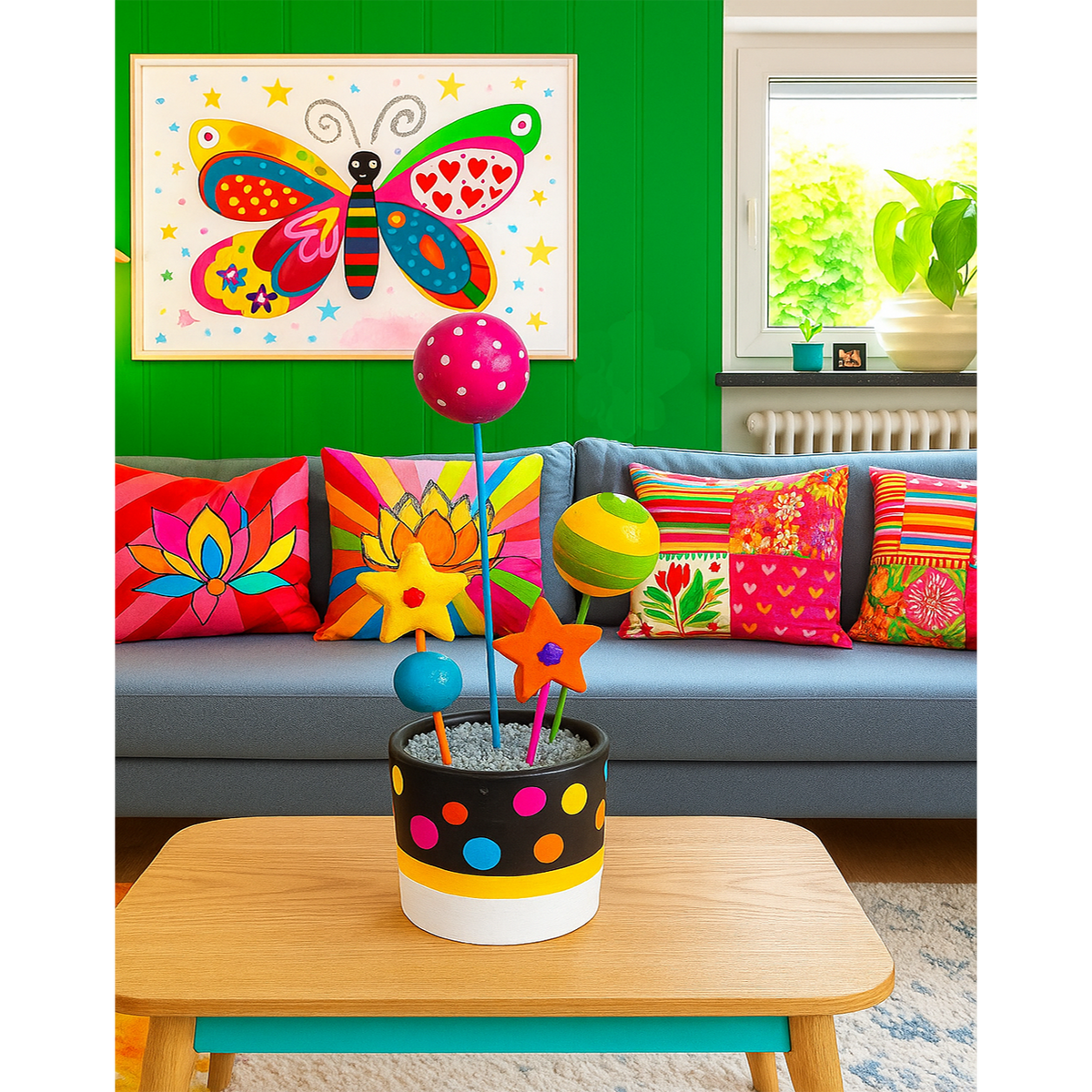 'Starry Pops 2' Vase